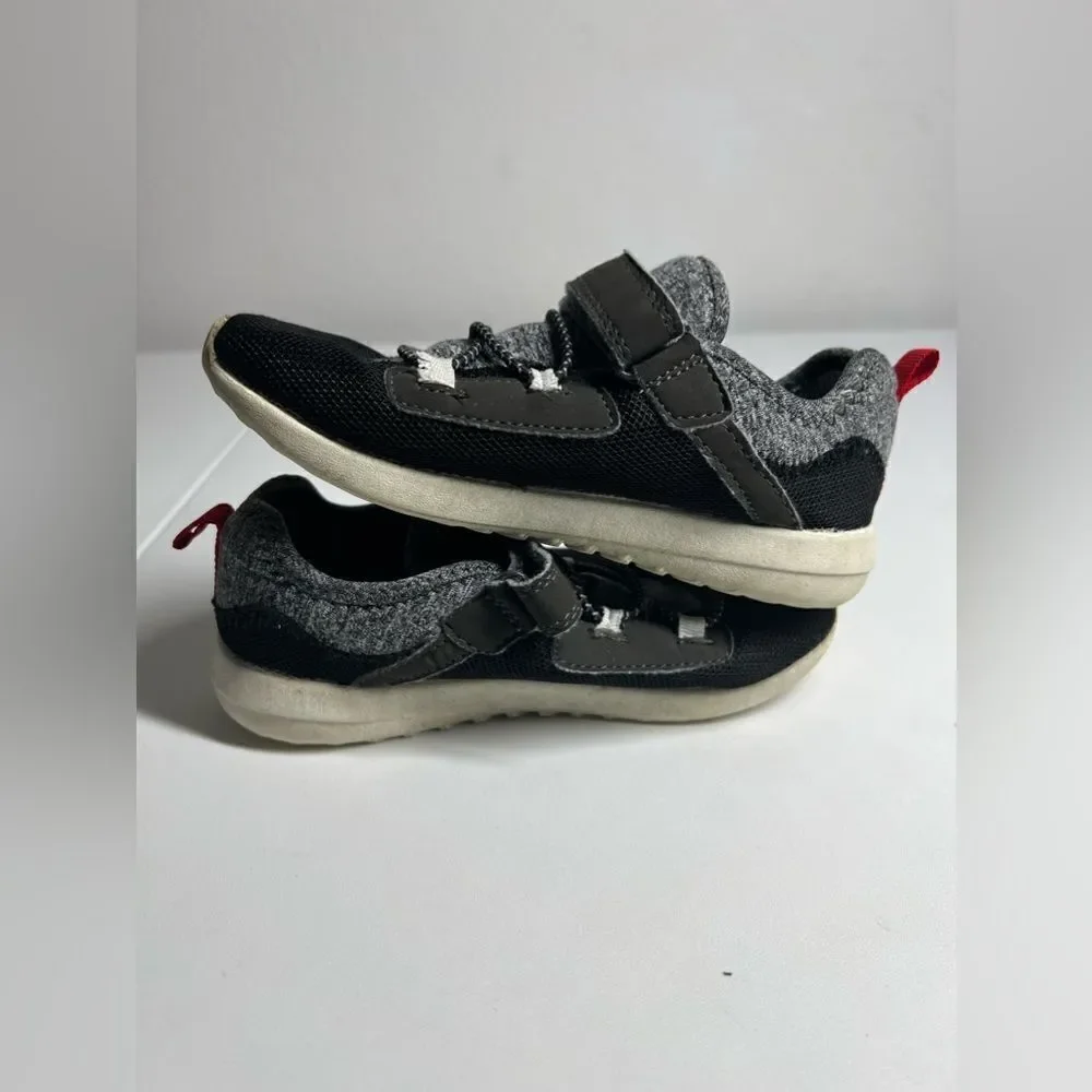 Carter's Kids Boy's Athletic Sneakers, Black, Size 12  H46K